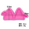 Xiaoshan Peak Baiyun - Herramientas decorativas para hornear (DIY) - Molde de silicona para fondant de chocolate - Accesorios para insertar - DIY