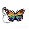 Llavero Colgante de Goma Suave de PVC de Dibujos Animados Arcoíris de Venta Caliente Transfronteriza en Stock, Llavero Pequeño de Accesorio de Celebridad Lindo