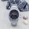 Reloj de Hombre Multifuncional Deportivo para Exteriores Moda Simple Hueco Reloj de Cuarzo Redondo Casual Reloj para Hombre