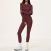 Conjunto Deportivo Transfronterizo Europeo y Americano Cintura Ceñida Alta Elasticidad Transpirable Conjunto de Fitness Ropa de Entrenamiento Pilates Yoga 5555