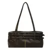 Bolso Satchel Retro Simple para Viajes Bolsa Boston para Mujer Otoño 2025 Nuevo Bolso de Hombro/Axila de Alta Gama Tendencia