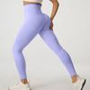 Selección estricta de pantalones de yoga de otoño e invierno de color melocotón, pantalones deportivos para montar a caballo, traje de yoga de secado rápido, pantalones de fitness ajustados de cintura alta.