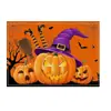 Nuevos Manteles Individuales de Halloween de Amazon, Tela para Manteles Individuales Europea y Americana, Decoración de Pascua, Manteles Individuales Estilo Occidental, Manteles Individuales de Lino Resistentes a Manchas, Venta al por Mayor