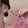 Aretes Sencillos de Flor de Perla Tulipán para Mujer, Aretes Pequeños Elegantes de Moda, Estilo Ins, Diseño de Nicho con Sentido del Diseño