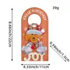 Decoraciones de Manija de Puerta de Dibujos Animados Navideños 2026 Nuevo Modelo de Amazon Papá Noel Muñeco de Nieve Cartel de Madera Navideño Adornos Colgantes Otros