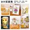 Materiales para manualidades con flores secas, especímenes de plantas de flores prensadas, marcapáginas hechos a mano para maquillaje facial, kits de materiales para pintura con flores prensadas, flores reales naturales