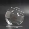 Garrafa de Vidro Boca Larga com Corte Oblíquo Garrafa Ecológica de Musgo para Micro Paisagismo Transparente Suculenta Vaso de Vidro DIY Enfeites de Mesa