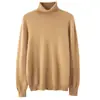 Otoño e Invierno Nuevo Suéter de Lana de Cuello Alto 100% Lana Pura Suéter para Hombre Estilo Engrosado para Hombre Capa Base Tejido de Punto Holgado