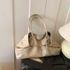 Bolsa Tote de Ombro Grande Capacidade Estilo Preguiçoso para Mulheres 2025 Nova Fivela de Travamento Moda Versátil para o Dia a Dia Tendência