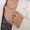 Gargantilla francesa Popular Exagerado Brillante Diseño Coliflor Acero de Titanio Anillo para el Dedo Chapado en Oro de 18 quilates Anillo de Personalidad para Mujeres