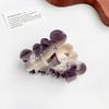 Nueva Dopamina Flor de Tres Filas Diamante Pinza de Agarre de Ácido Acético Flor Horquilla Dulce Elegante Chica Elegante Corazón Pinza Tiburón
