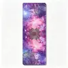 Esterilla de yoga de gamuza ultrafina con base de goma, portátil y plegable, adecuada para mujeres, ideal para viajar, manta de yoga antideslizante
