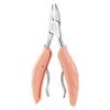 Alicate de Nariz de Frango Jiagou Faca para Onicomicose Cortador de Unha com Inlay de Aço Inoxidável Cabo de Plástico Alicate para Pele Morta Ferramenta de Manicure para Unhas do Pé