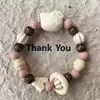 Pulsera de Cerámica Jingdezhen de Alto Valor HelloKitty Versátil China Linda Pulsera para Mejor Amiga de Mujer