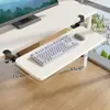 Bandeja para teclado para escritorio de computadora, bandeja extensible para teclado y mouse, tablero de extensión de escritorio, escritorio para juegos con longitud extendida
