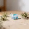 Adornos de Vidrio Zibo Mini Hechos a Mano Pequeño Dinosaurio Paisaje Micro Ecológico Decoración de Fondo para Jardín Escritorio Acuario