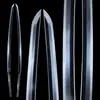 Aço T10 Coberto com Terra, Espada Japonesa com Borda Queimada, Lâmina de Espada Desprotegida, Espada Longa Samurai, Hamon de Têmpera em Argila, Sem Borda
