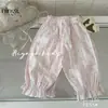 Calças Antimosquito Infantis Ningli Verão Novo Estiloso Calças Lanterna Infantis Roupas Infantis de Verão Calças Casuais Finas para Bebê