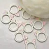 Anillo de Cuentas con Orejas de Gato DIY Cadena para Teléfono con Pintura en Spray y Laca Cadena Hecha a Mano Joyería Accesorios de Aleación Colgante Aleación de Zinc Laca
