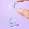 Curvador de Cílios de Ângulo Largo Sem Moldura para Iniciantes, Curvatura Natural Portátil, Modelagem Duradoura, Olhos Inchados, Exclusivo de Maquiadores