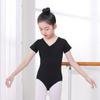 Traje de Baile para Niños para Examen de Grado Traje de Práctica Traje de Ballet de Manga Larga para Primavera y Otoño para Niñas Vestido de Gimnasia
