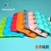 Forma de Bolo para Assar com 12 Cavidades, Forma de Gelatina, Forma de Macaron, Forma de Bolo Redonda de Silicone Doméstica, Pode ir ao Forno