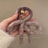Accesorios Coreanos Lindos de Lazo para el Cabello Otoño e Invierno Lazos de Lana para el Cabello Cuerda Simple para el Cabello Nueva Diadema de Goma de Gama Alta para Mujer Venta al por Mayor