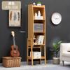 Estante de Livros Simples Estante de Chão Área de Leitura Infantil Suporte para Livros Ilustrados Suporte de Parede para Armazenamento Rack de Armazenamento Doméstico para Sala de Estar