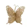 Venta Directa de Fábrica Decoraciones Navideñas 8cm Mariposa Brillante Guirnalda para Árbol de Navidad Decoraciones 4g Lentejuelas Transfronterizo