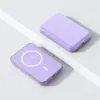 Venda Direta da Fábrica Mini Magsafe Carregamento Sem Fio Magnético Power Bank de 5000 mAh Bateria Externa Fonte de Alimentação Móvel