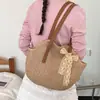 Bolsas de Paja Tejida de Moda para Mujer de Este Año 2026 Nuevos Bolsos de Hombro Tejidos de Gran Capacidad Bolsos Tote de Diseño Moderno