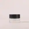 Novedad mini frasco de vidrio para crema 5g 10g fondo grueso esmerilado frasco rellenable para crema para ojos cuidado de la piel crema facial
