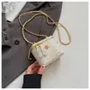 Bolsa Caixa com Corrente da Moda para Mulheres 2026 Nova Nicho High-End Bolsa Saco Estilo Coreano Tendência Bolsa de Ombro Transversal
