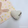 Waffle Cone Conejo Panda Rojo Corazón Perro Líder Accesorios Bolsa Colgante Ropa DIY Accesorios Funda de Teléfono Móvil Material