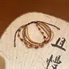 Pulseras Boho de Múltiples Capas con Cuentas para Mujer, Pulseras Exquisitas de Estilo Étnico Exótico, Pulseras Retro de Nicho de Alta Gama