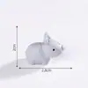Paisagem em miniatura transfronteiriça apresentando fofos enfeites de panda, crocodilo e lagarta - Enfeites decorativos DIY e acessórios para pendurar