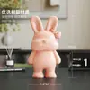 Lujo Ligero Chapado Eléctrico Conejo Adornos para Mueble de TV Accesorios para el Hogar Sala de Estar Entrada Mueble de TV Escultura de Muñeca Gama Alta