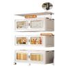 Gabinete de Almacenamiento Plegable para el Hogar Younai, Gran Capacidad, para Ropa y Juguetes de Dormitorio, Gabinete de Almacenamiento Multicapa, Moderno y Sencillo