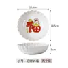 Bandeja de Frutos Secos Linda, Creativa y Estéticamente Agradable para Mesa de Café de Sala de Estar, Bandeja para Snacks de Semillas y Cacahuates, Bandeja de Melamina para Frutas de Oficina