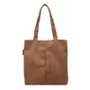 Bolso de Mujer Transfronterizo Bolso Tote Simple de Lona Henggeng Nuevo Estilo Gran Capacidad Bolso de Hombro Único Bolso de Tela Versátil para Estudiante Portátil