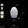 Abajur de Plástico Acrílico Branco Simples E27 Rosca DIY Peças de Reposição para Lâmpada Quarto Sala de Jantar Tampa Concha