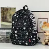 Mochila de estilo coreano de nicho con estampado de estrellas para estudiantes de secundaria y preparatoria, modelo nuevo 2026, mochila estilo bosque para estudiante universitario