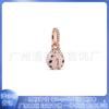 Pulsera Pandora de plata de ley S925 con cuentas de plata y cobre blanco, accesorios de bricolaje, colgante de sol con lazo