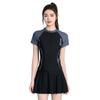 Traje de Baño Femenino Dividido Conservador Estudiante 2024 Nuevo Cubre Vientre Adelgazante Protector Solar Aguas Termales Ins Popular Traje de Baño para Mujer