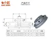 Polea tipo O de una ranura aleación de aluminio PU redonda 5MM polea eje de motor 6 transmisión máquina herramienta eje modelo pequeño