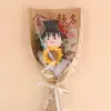 Flor de Lã Girassol Único Crochê Feito à Mão Formatura Boneca Doutor Criativa Presente Surpresa para Alunos do Ensino Fundamental e Médio em Seus Aniversários