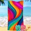 Toalha de Praia com Estampa de Estrela do Mar Fornecimento Exclusivo Transfronteiriço Microfibra Toalha de Praia de Comércio Exterior Toalha de Banho para Piscina e Praia