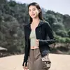 Modelo Nuevo 2026 Ropa con Protección Solar UPF50+ para Mujer, Verano Seda de Hielo Transpirable Cuello Alto Corte Ajustado Ropa de Protección Solar, Protección UV para Exteriores, Ligera