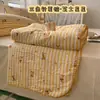 2026 Nuevo Estilo Algodón Esponjoso Hilo de Algodón Punto Triangular Colcha de Verano Colcha Refrigerante de Verano Colcha de Aire Acondicionado Juego de Cuatro Piezas