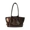 Bolsa Grande Capacidade da Moda para Mulheres 2026 Verão Novo Estilo Design de Nicho Temperamento Elegante Bolsa de Ombro Único/Axila Tote Feminina